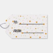 Étiquettes-cadeau Joyeux Ballons du parti Halloween (Dos (Horizontal))