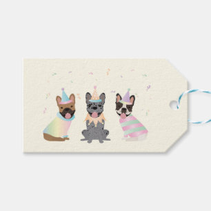 Étiquettes-cadeau Joyeux Bulldogs français