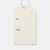 Étiquettes-cadeau Joyeux Bulldogs français (Dos)