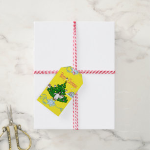 Étiquettes-cadeau Joyeux cadeau de Noël Tags Penguin