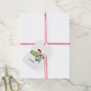 Étiquettes-cadeau Joyeux cadeau de Noël Tags Santa Claus