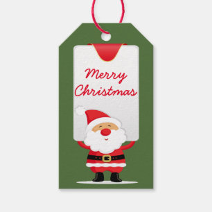 Étiquettes-cadeau Joyeux Carton de Noël Père Noël