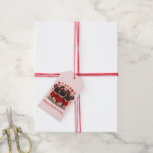 Étiquettes-cadeau Joyeux Chiens de Carlin de la Saint Valentin (Avec de la ficelle)