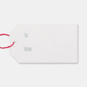 Étiquettes-cadeau Joyeux Chiens de Carlin Woofmas (Dos (Horizontal))