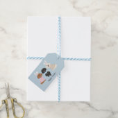 Étiquettes-cadeau Joyeux Chiens de Pâques (With Twine)
