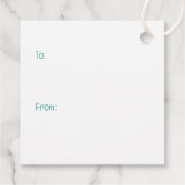 Étiquettes Cadeau Joyeux Chiens Schnauzer (Dos)