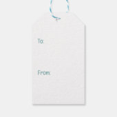 Étiquettes-cadeau Joyeux Chiens taureaux de Pâques (Dos)