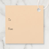 Étiquettes Cadeau Joyeux Citrouille de chiens de trieuse d'Halloween (Dos)