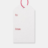 Étiquettes-cadeau Joyeux Cocker de Noël Chiens espagnols (Dos)