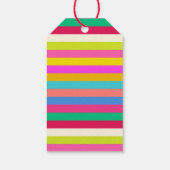Étiquettes-cadeau Joyeux coloré moderne personnalisé (Dos)