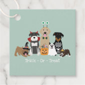 Étiquettes Cadeau Joyeux Costumes Éffrayants Pour Animaux De Compagn (Devant)