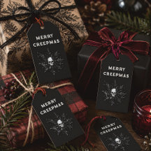 Joyeux Creepmas Flocon de Neige Gothique Noël