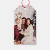 Étiquettes-cadeau "Joyeux et brillant" Photo de la couronne (Dos)