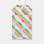 Étiquettes-cadeau Joyeux Et Festif Clair Coloré Rétro Minimal (Dos)