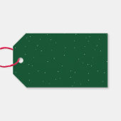 Étiquettes-cadeau Joyeux et vacances lumineuses (Dos (Horizontal))