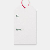 Étiquettes-cadeau Joyeux félins de Noël (Dos)