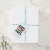 Étiquettes-cadeau Joyeux Fitmas (Avec de laficelle)