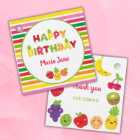 Joyeux fruit sucré d'anniversaire