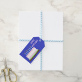 Étiquettes-cadeau Joyeux gâteau vanille d'anniversaire (With Twine)