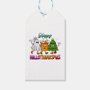 Étiquettes-cadeau Joyeux Hallothanksmas