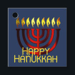Étiquettes Cadeau Joyeux Hanoukka Menorah Red<br><div class="desc">Joyeux Hanoukka Menorah Red</div>
