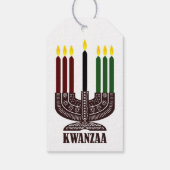 Étiquettes-cadeau Joyeux Kwanzaa (Dos)