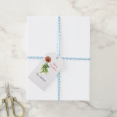 Étiquettes-cadeau Joyeux marqueur de Noël avec message/nom modifiabl (Avec de laficelle)