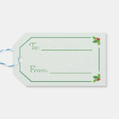 Étiquettes-cadeau Joyeux Noël (Dos Horizontal)