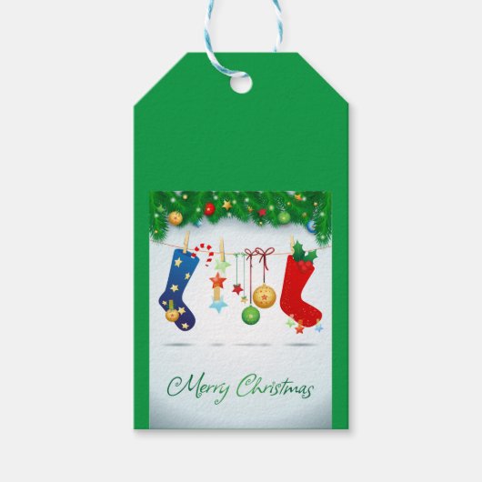 Étiquettes-cadeau Joyeux Noël (Devant)