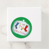 Étiquettes Cadeau Joyeux Noël (En situation)
