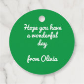 Étiquettes Cadeau Joyeux Noël (Dos)