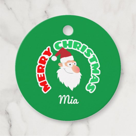 Étiquettes Cadeau Joyeux Noël (Devant)