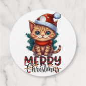 Étiquettes Cadeau Joyeux Noël (Dos)