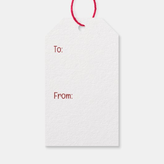 Étiquettes-cadeau Joyeux Noël anglais Bulldog Reindeer (Dos)