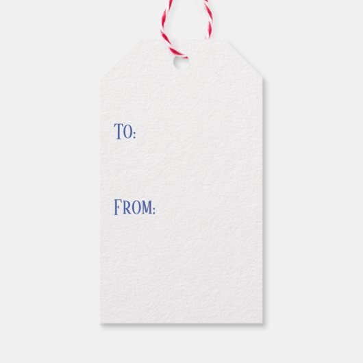 Étiquettes-cadeau Joyeux Noël Aquarelle Gnome Elfe Mignon (Dos)