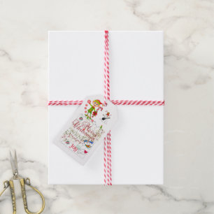 Étiquettes-cadeau Joyeux Noël Balises cadeaux Calendrier 2021