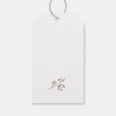 Étiquettes-cadeau Joyeux Noël Berries Personnalisé (Dos)