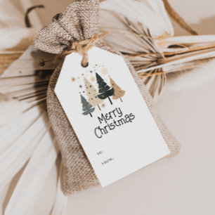 Étiquettes-cadeau Joyeux Noël Boho