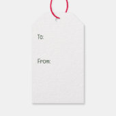 Étiquettes-cadeau Joyeux Noël Boston Terrier Chiens de vacances Wrea (Dos)