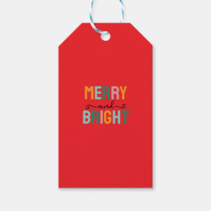 Étiquettes-cadeau Joyeux Noël Classique Unique Minimaliste Simple