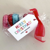 Étiquettes-cadeau Joyeux Noël coloré moderne