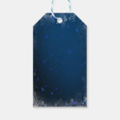 Étiquettes-cadeau Joyeux Noël, Confetti d'or, Bow (Dos)