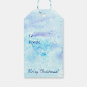 Étiquettes-cadeau Joyeux Noël Cowboy Snowman (Dos)