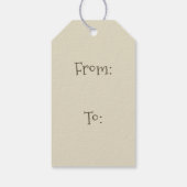 Étiquettes-cadeau Joyeux Noël Crème glacée de vacances (Dos)