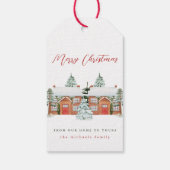 Étiquettes-cadeau Joyeux Noël de chez nous à vos (Dos)