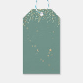 Étiquettes-cadeau Joyeux Noël de Pine de Camion Vert, Joyeuses Vacan (Dos)