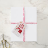 Étiquettes-cadeau Joyeux Noël du pôle Nord (Avec de la ficelle)