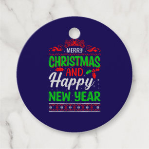 Étiquettes Cadeau Joyeux Noël Et Joyeux Nouvel An-61064