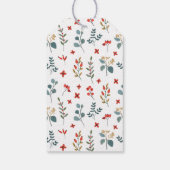 Étiquettes-cadeau Joyeux Noël Eucalyptus Berries (Dos)