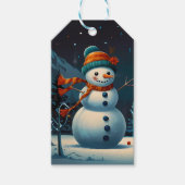 Étiquettes-cadeau Joyeux Noël Festif (Devant)